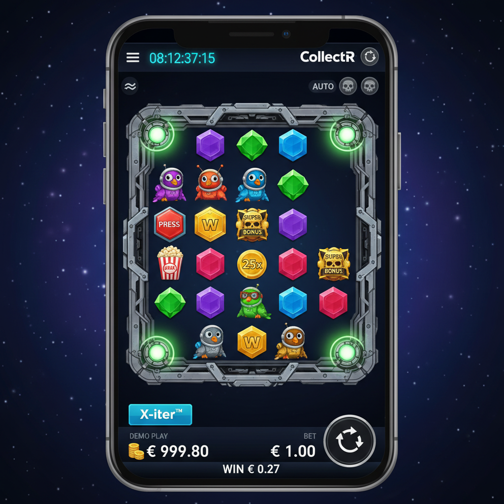 Pirots 4 auf einem Smartphone-Bildschirm – mobile Version für Deutschland